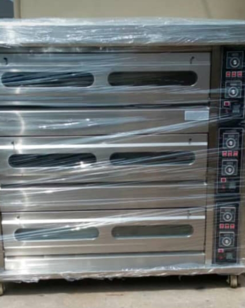 6 tray deck oven for bakery